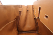 画像をギャラリービューアに読み込む, HERMES/エルメス バーキン40 クシュベル ゴールド □B刻印 ハンドバッグ 800020050