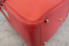 将图片加载到图库查看器,HERMES LINDY 30 Clemence leather Bougainvillier □O刻印 Shoulder bag 700040009