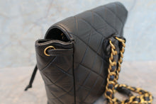 Load image into Gallery viewer, CHANEL Matelasse chain back pack Lambskin Black/Gold hadware Back pack 700100002
