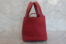 画像をギャラリービューアに読み込む, HERMES/エルメス ピコタンロックPM トリヨンクレマンス ルージュガランス □Q刻印 ハンドバッグ 800020071