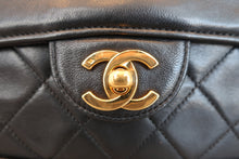 画像をギャラリービューアに読み込む, CHANEL/シャネル マトラッセチェーンショルダーバッグ ラムスキン ブラック/ゴールド金具 ショルダーバッグ 800080047
