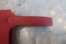 将图片加载到图库查看器,HERMES PICOTIN LOCK PM Clemence leather Rouge garance □Q刻印 Hand bag 800020071