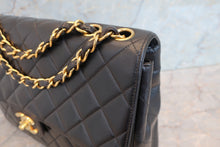 画像をギャラリービューアに読み込む, CHANEL/シャネル 中マトラッセシングルフラップチェーンショルダーバッグ ラムスキン ブラック/ゴールド金具 ショルダーバッグ 700110113