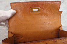 画像をギャラリービューアに読み込む, HERMES/エルメス ミニケリー20 オーストリッチ ナチュラル □J刻印 ショルダーバッグ 700050107