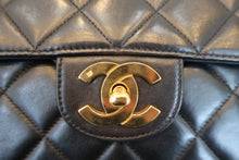 画像をギャラリービューアに読み込む, CHANEL/シャネル 中マトラッセシングルフラップチェーンショルダーバッグ ラムスキン ブラック/ゴールド金具 ショルダーバッグ 700110113