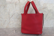 画像をギャラリービューアに読み込む, HERMES/エルメス ピコタンロックMM トリヨンクレマンス ルージュガランス A刻印 ハンドバッグ 700110126