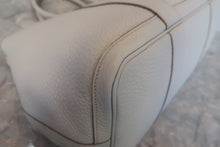 Load image into Gallery viewer, HERMES GARDEN PARTY PM Negonda leather Pearl gray □Q Engraving Tote bag 800090115