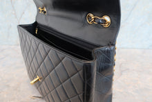 画像をギャラリービューアに読み込む, CHANEL/シャネル 中マトラッセシングルフラップチェーンショルダーバッグ ラムスキン ブラック/ゴールド金具 ショルダーバッグ 700110113