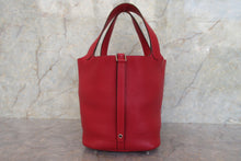 画像をギャラリービューアに読み込む, HERMES/エルメス ピコタンロックMM トリヨンクレマンス ルージュガランス A刻印 ハンドバッグ 700110126