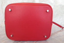 画像をギャラリービューアに読み込む, HERMES/エルメス ピコタンロックMM トリヨンクレマンス ルージュガランス A刻印 ハンドバッグ 700110126