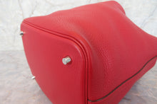 画像をギャラリービューアに読み込む, HERMES/エルメス ピコタンロックMM トリヨンクレマンス ルージュガランス A刻印 ハンドバッグ 700110126