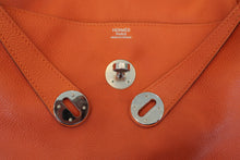 Load image into Gallery viewer, HERMES LINDY 30 Evercolor leather Orange □Q Engraving Shoulder bag 700040008