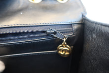 画像をギャラリービューアに読み込む, CHANEL/シャネル 中マトラッセシングルフラップチェーンショルダーバッグ ラムスキン ブラック/ゴールド金具 ショルダーバッグ 700110113