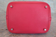 Load image into Gallery viewer, HERMES PICOTIN LOCK PM Clemence leather Rose extreme A Engraving Hand bag 800020172