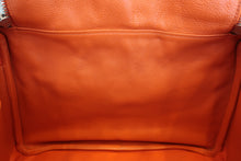 Load image into Gallery viewer, HERMES LINDY 30 Evercolor leather Orange □Q Engraving Shoulder bag 700040008