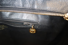 画像をギャラリービューアに読み込む, CHANEL/シャネル 復刻トート トートバッグ キャビアスキン ブラック/ゴールド金具 700110117