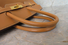 將圖片載入圖庫檢視器 HERMES/エルメス バーキン35 ボックスカーフ ナチュラル □F刻印 ハンドバッグ 600120231