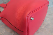 Load image into Gallery viewer, HERMES PICOTIN LOCK PM Clemence leather Rose extreme D Engraving Hand bag 700050260