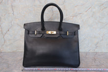 Load image into Gallery viewer, HERMES BIRKIN 35 Ardennes leather Black □H Engraving Hand bag 700110104