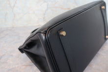 Load image into Gallery viewer, HERMES BIRKIN 35 Ardennes leather Black □H Engraving Hand bag 700110104