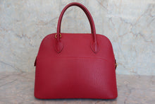 将图片加载到图库查看器,HERMES/BOLIDE 31 Clemence leather Rouge garance □H刻印 Shoulder bag 800060144