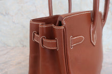 画像をギャラリービューアに読み込む, HERMES/エルメス バーキン30 リセ ブラウン □F刻印 ハンドバッグ 800040178
