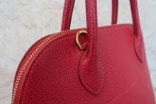 将图片加载到图库查看器,HERMES/BOLIDE 31 Clemence leather Rouge garance □H刻印 Shoulder bag 800060144