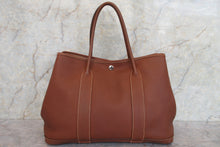 Load image into Gallery viewer, HERMES GARDEN PARTY PM Negonda leather Brown □K Engraving Tote bag 700110133