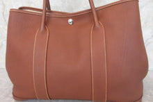 Load image into Gallery viewer, HERMES GARDEN PARTY PM Negonda leather Brown □K Engraving Tote bag 700110133