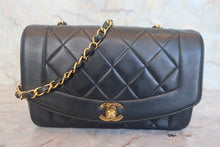 画像をギャラリービューアに読み込む, CHANEL/シャネル ダイアナマトラッセチェーンショルダーバッグ ラムスキン ブラック/ゴールド金具 ショルダーバッグ 800020053