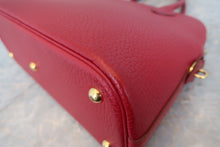 将图片加载到图库查看器,HERMES/BOLIDE 31 Clemence leather Rouge garance □H刻印 Shoulder bag 800060144