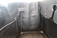 Load image into Gallery viewer, HERMES BIRKIN 35 Ardennes leather Black □H Engraving Hand bag 700110104