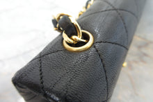 Load image into Gallery viewer, CHANEL Mini matelasse chain shoulder bag Lambskin Black/Gold hadware Shoulder bag 600120026
