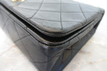Load image into Gallery viewer, CHANEL Mini matelasse chain shoulder bag Lambskin Black/Gold hadware Shoulder bag 600120026