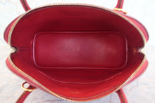 将图片加载到图库查看器,HERMES/BOLIDE 31 Clemence leather Rouge garance □H刻印 Shoulder bag 800060144