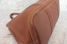 Load image into Gallery viewer, HERMES GARDEN PARTY PM Negonda leather Brown □K Engraving Tote bag 700110133