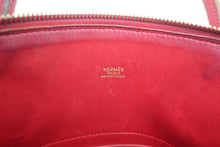 将图片加载到图库查看器,HERMES/BOLIDE 31 Clemence leather Rouge garance □H刻印 Shoulder bag 800060144