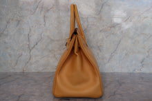 Load image into Gallery viewer, HERMES BIRKIN 35 Graine Couchevel leather Jaune □D Engraving Hand bag 700030253