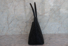 Load image into Gallery viewer, CHANEL Medallion Tote Caviar skin Black/Silver hadware Tote bag 700060203