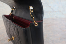 画像をギャラリービューアに読み込む, CHANEL/シャネル ダイアナマトラッセチェーンショルダーバッグ ラムスキン ブラック/ゴールド金具 ショルダーバッグ 800020053