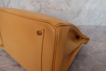 Load image into Gallery viewer, HERMES BIRKIN 35 Graine Couchevel leather Jaune □D Engraving Hand bag 700030253