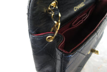 Load image into Gallery viewer, CHANEL Mini matelasse chain shoulder bag Lambskin Black/Gold hadware Shoulder bag 600120026
