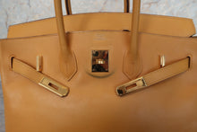 Load image into Gallery viewer, HERMES BIRKIN 35 Graine Couchevel leather Jaune □D Engraving Hand bag 700030253