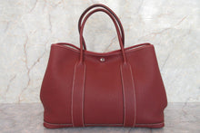 Load image into Gallery viewer, HERMES GARDEN PARTY PM Negonda leather Rouge H □P Engraving Tote bag 700110130