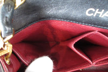 Load image into Gallery viewer, CHANEL Mini matelasse chain shoulder bag Lambskin Black/Gold hadware Shoulder bag 600120026