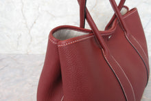 Load image into Gallery viewer, HERMES GARDEN PARTY PM Negonda leather Rouge H □P Engraving Tote bag 700110130