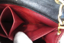 Load image into Gallery viewer, CHANEL Mini matelasse chain shoulder bag Lambskin Black/Gold hadware Shoulder bag 600120026