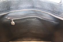 Load image into Gallery viewer, CHANEL Medallion Tote Caviar skin Black/Silver hadware Tote bag 700060203