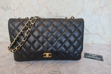 画像をギャラリービューアに読み込む, CHANEL/シャネル 中マトラッセシングルフラップチェーンショルダーバッグ ラムスキン ブラック/ゴールド金具 ショルダーバッグ 800020017