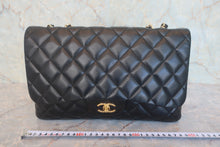 画像をギャラリービューアに読み込む, CHANEL/シャネル 中マトラッセシングルフラップチェーンショルダーバッグ ラムスキン ブラック/ゴールド金具 ショルダーバッグ 800020017